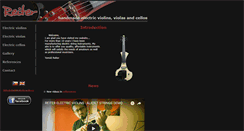 Desktop Screenshot of electricviolins.eu