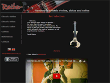 Tablet Screenshot of electricviolins.eu